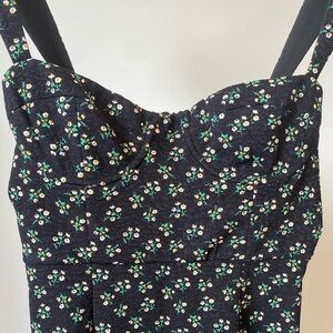 Hutch Floral Black Dress